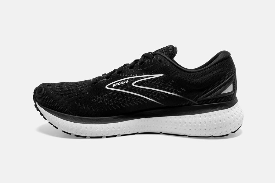 Brooks Israel Glycerin 19 Road Running Shoes Womens - Black/White - YHP-508913